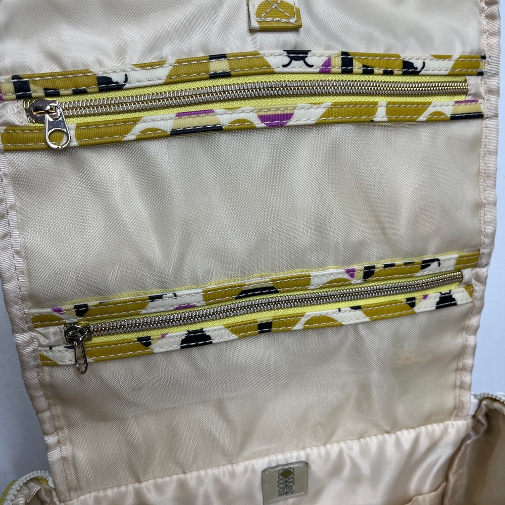 Yellow Bee Print Cosmetic Pouch - Picture 4 of 14